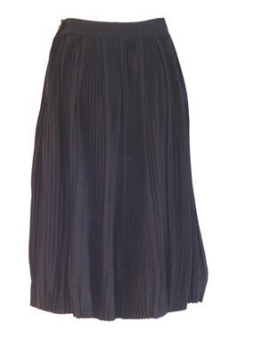1930's - 1950's Taffeta Skirt With Narrow Pleats & Bubble Bottom - USA